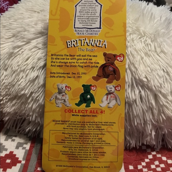 Vintage 1999 McDonalds TY Beanie Baby Collection W/Errors - Picture 5 of 10